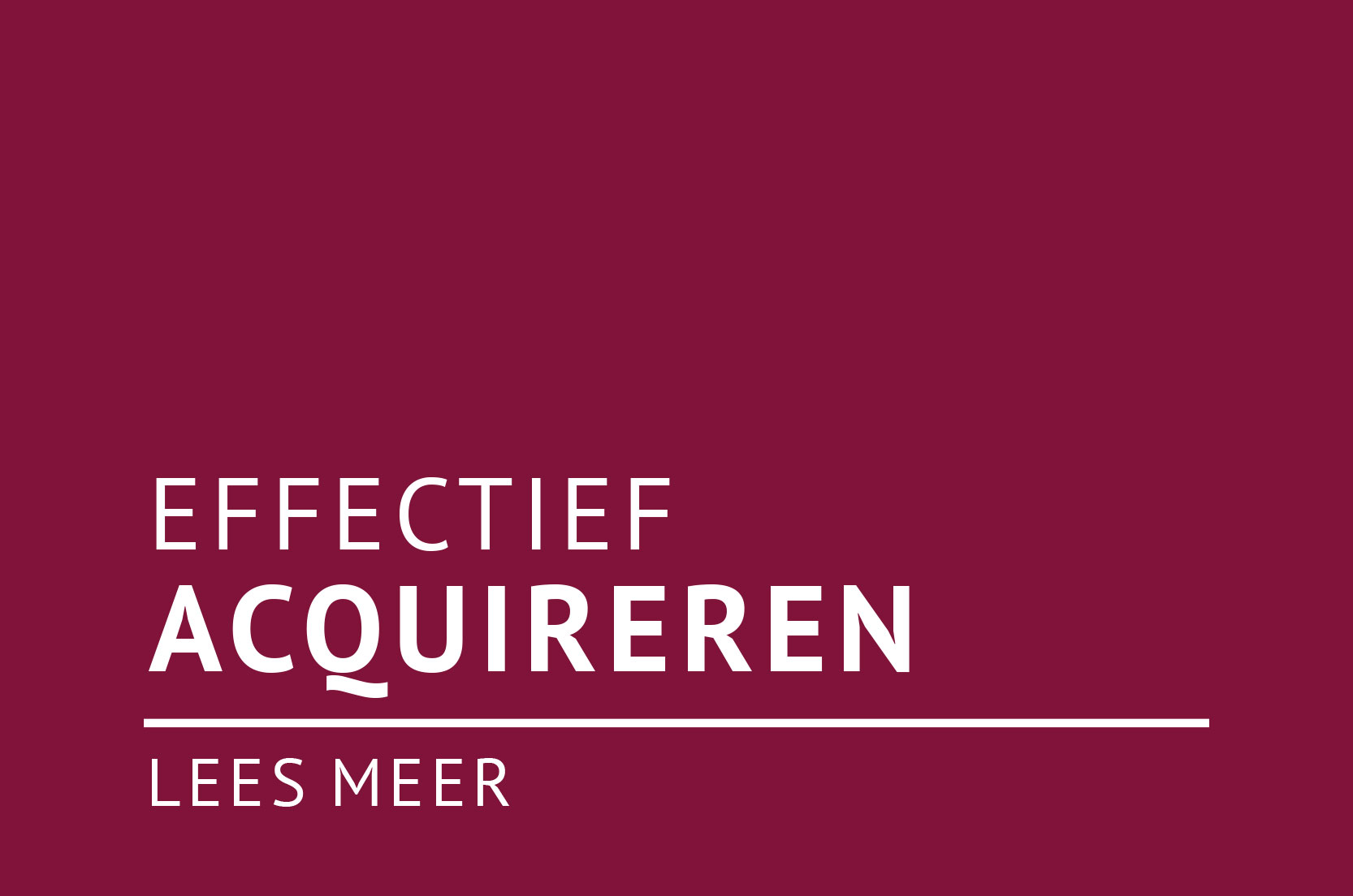 effectief-acquireren